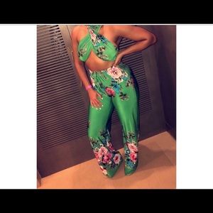Green two piece set